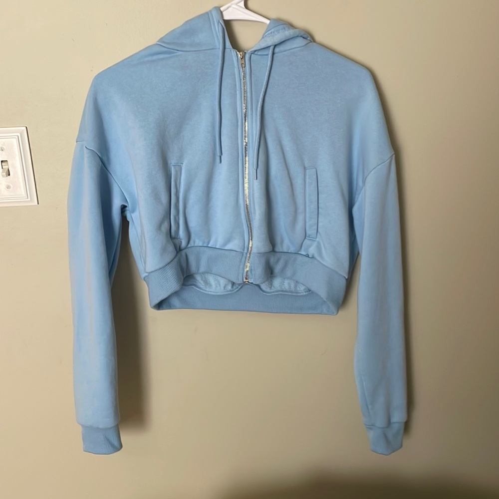Crop Zip Sweater